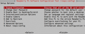 Raspberry Pi: extend filesystem